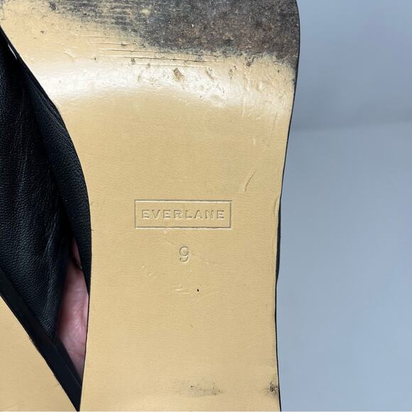 Everlane The Artist Mule Black Leather Shoes Sandals Womens Size 9 - Picture 11 of 11